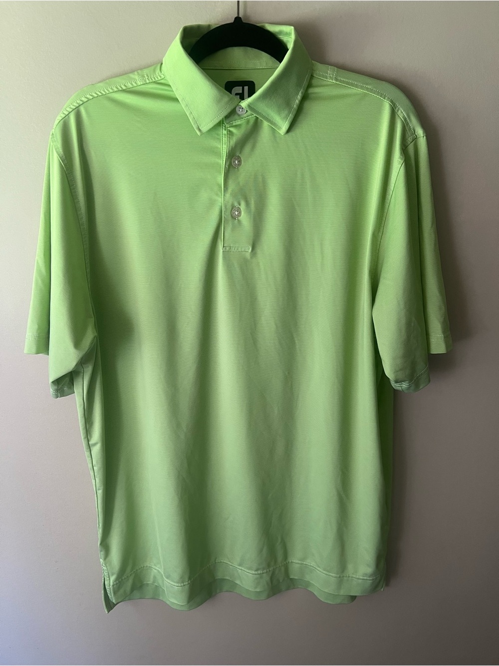 FootJoy Men’s Lime Green Golf Polo